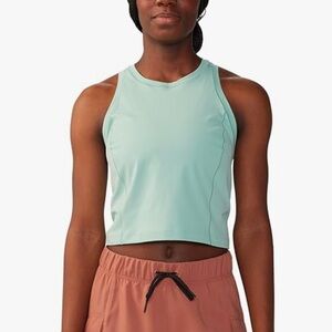 XL Mountain Hardware Crop Racerback tank
